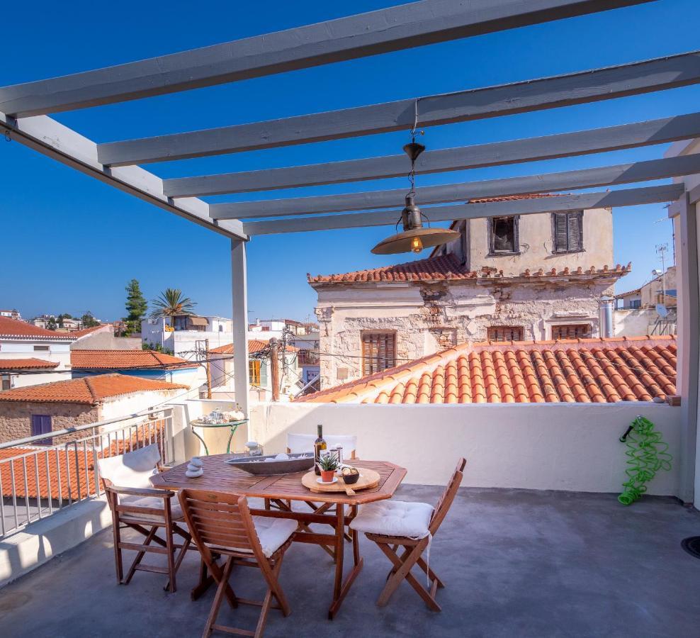 The Roof - Flat Sea View In Aegina Town Daire Dış mekan fotoğraf