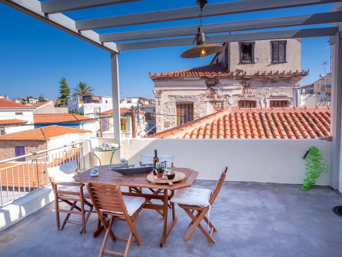 The Roof - Flat Sea View In Aegina Town Daire Dış mekan fotoğraf