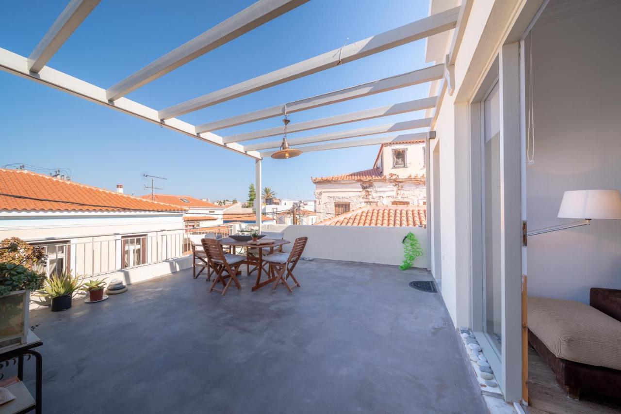 The Roof - Flat Sea View In Aegina Town Daire Dış mekan fotoğraf